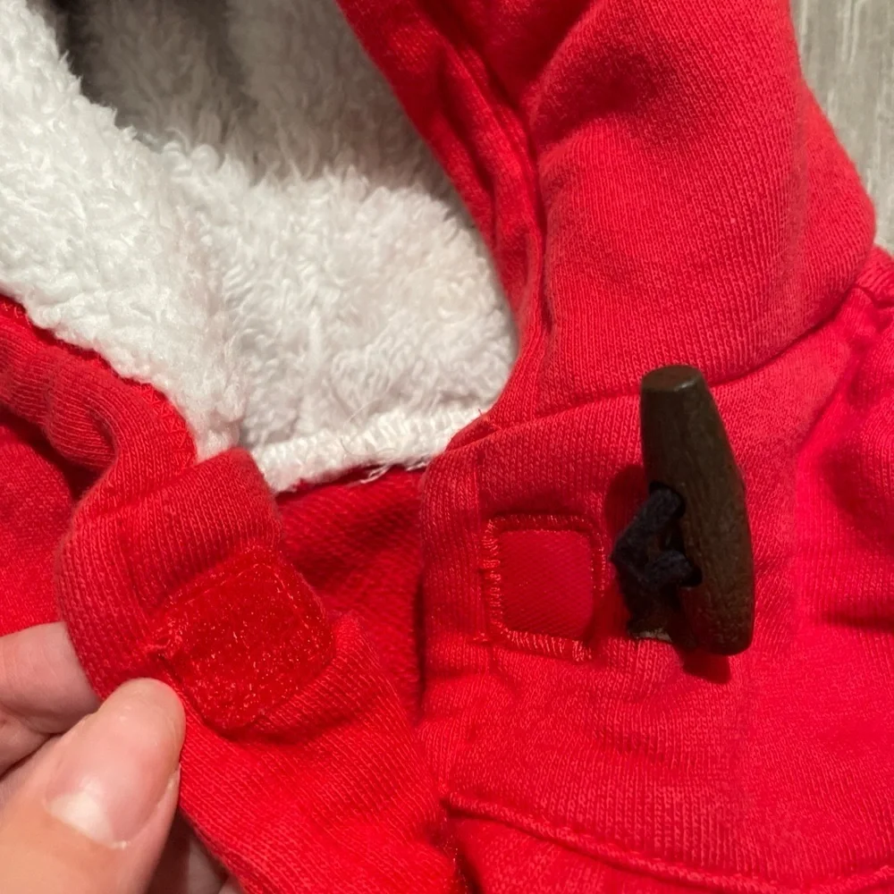 Carter's Red Kids Hooded Pea Coat